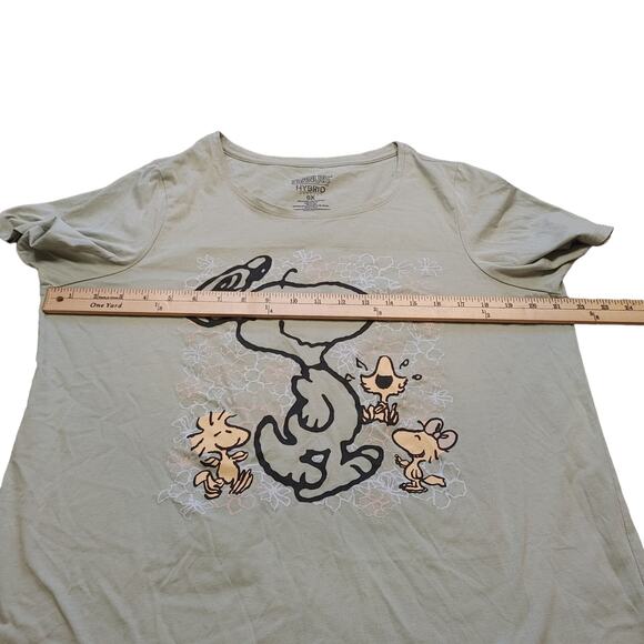 Peanuts Hybrid Apparel Size 0X Cotton Polyester Snoopy Woodstock Cartoon Tshirt - Picture 4 of 8